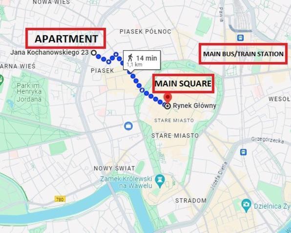 Trendy Apartment Kochanowskiego Street 크라쿠프 외부 사진
